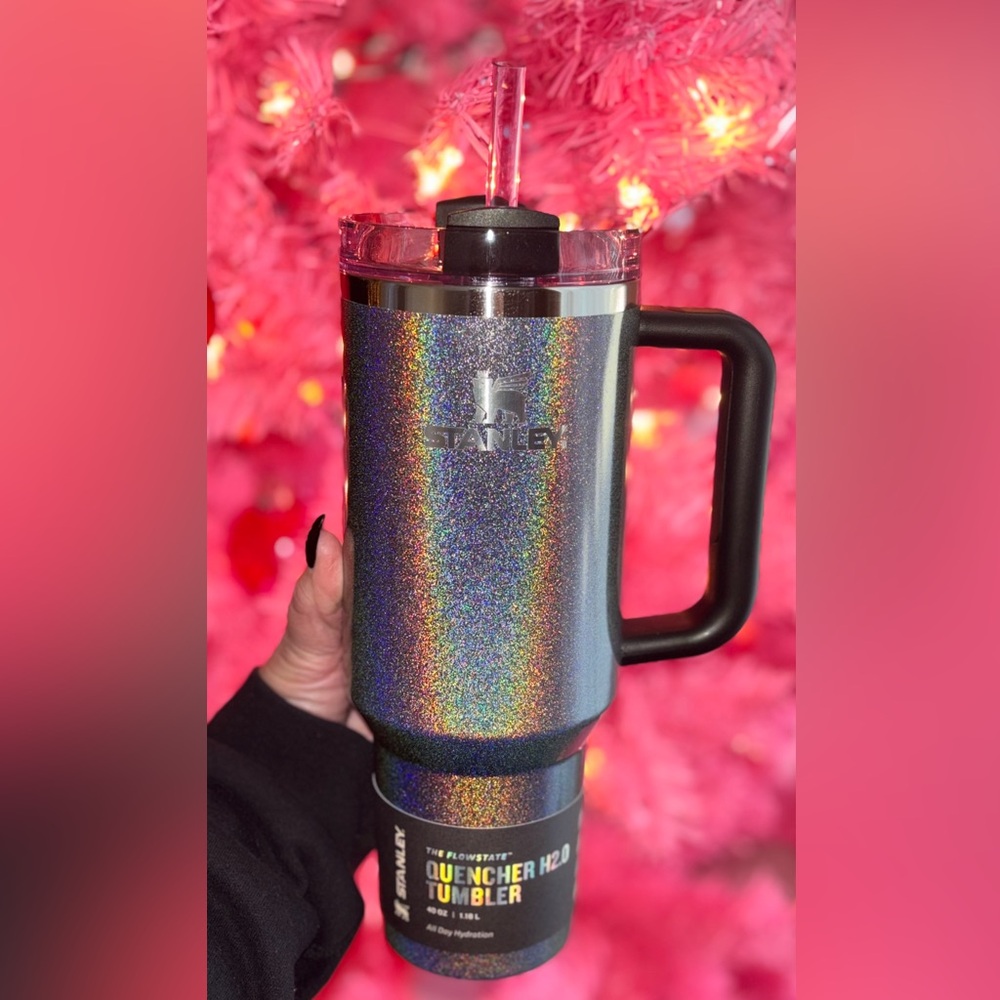 Stanley The Midnight Glitz Quencher H2.0 FlowState Tumbler | 40 OZ